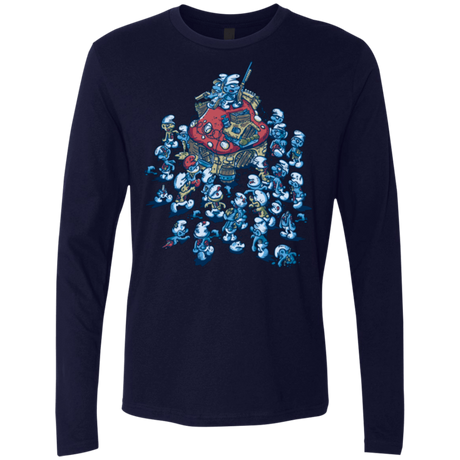 T-Shirts Midnight Navy / Small BLUE HORDE Men's Premium Long Sleeve