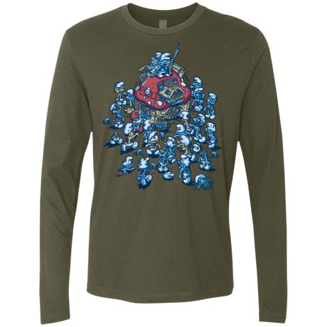 T-Shirts Military Green / Small BLUE HORDE Men's Premium Long Sleeve