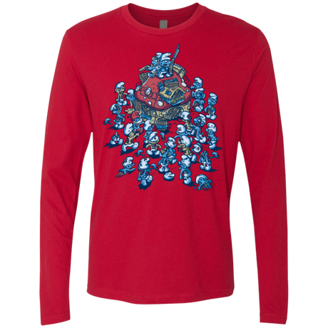 T-Shirts Red / Small BLUE HORDE Men's Premium Long Sleeve