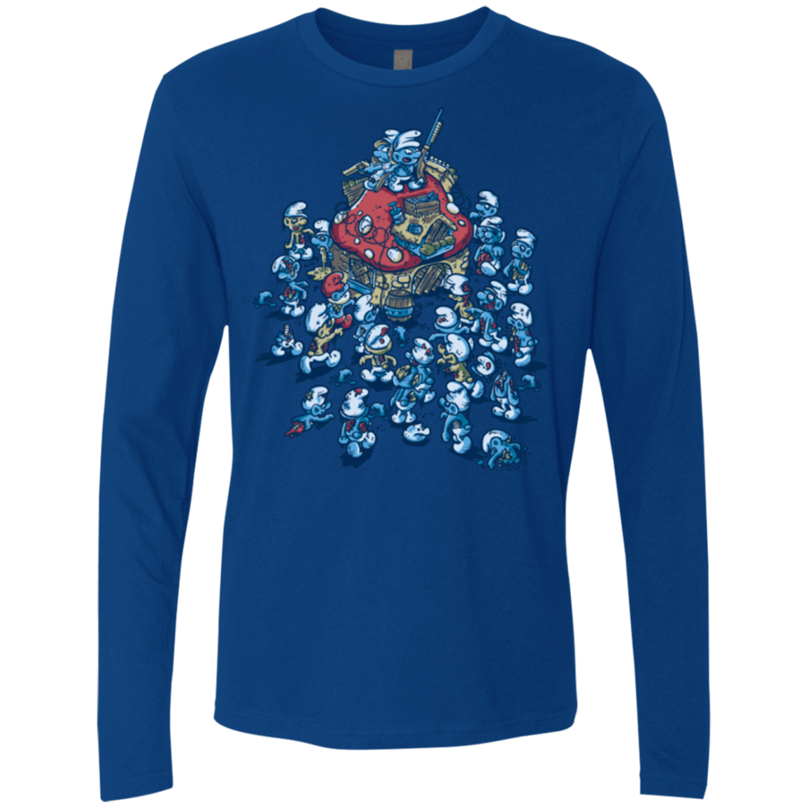 T-Shirts Royal / Small BLUE HORDE Men's Premium Long Sleeve