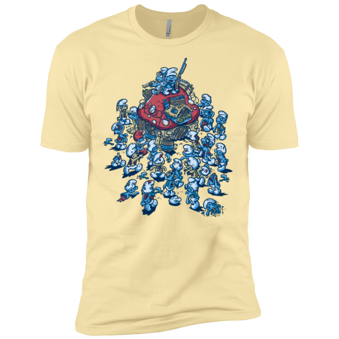 T-Shirts Banana Cream / X-Small BLUE HORDE Men's Premium T-Shirt