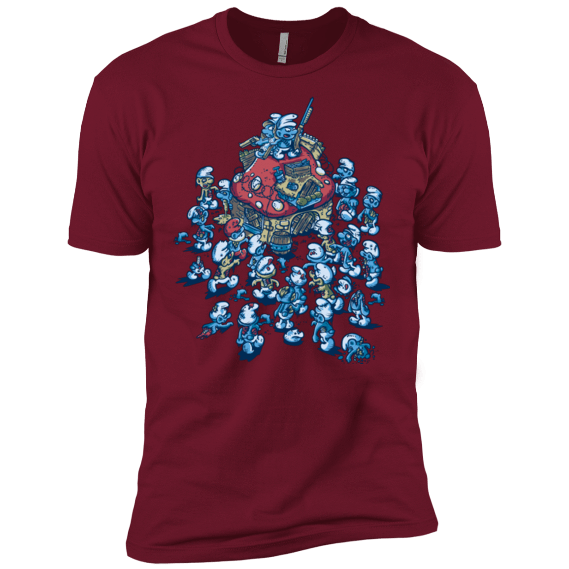 T-Shirts Cardinal / X-Small BLUE HORDE Men's Premium T-Shirt