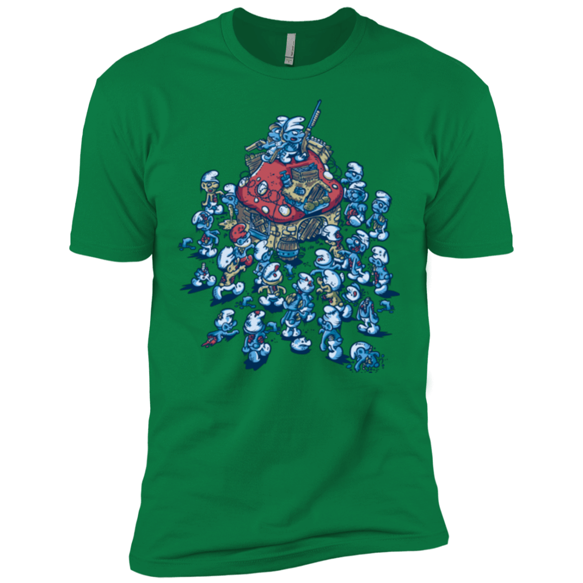 T-Shirts Kelly Green / X-Small BLUE HORDE Men's Premium T-Shirt