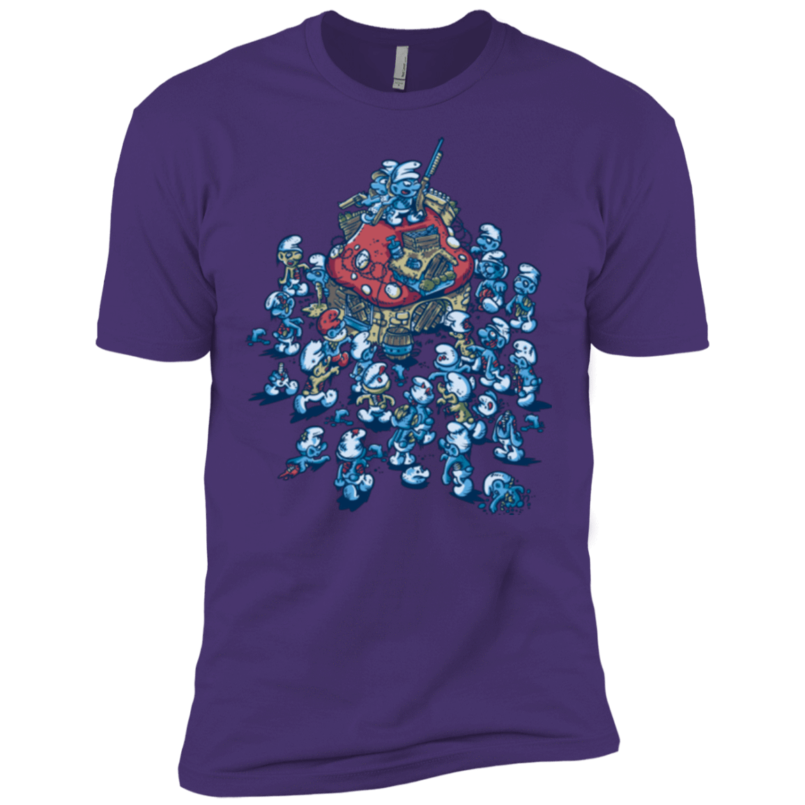 T-Shirts Purple / X-Small BLUE HORDE Men's Premium T-Shirt