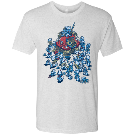 T-Shirts Heather White / Small BLUE HORDE Men's Triblend T-Shirt