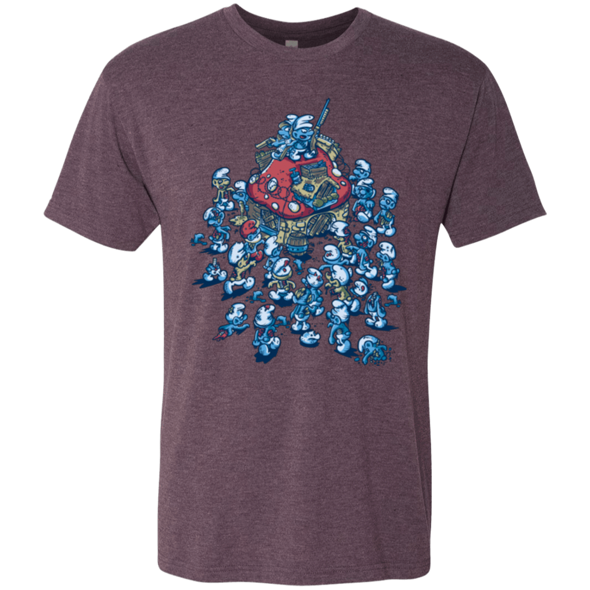 T-Shirts Vintage Purple / Small BLUE HORDE Men's Triblend T-Shirt