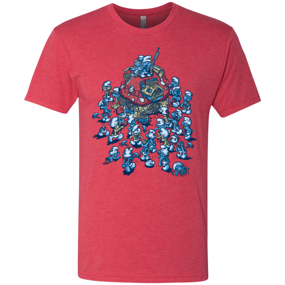T-Shirts Vintage Red / Small BLUE HORDE Men's Triblend T-Shirt