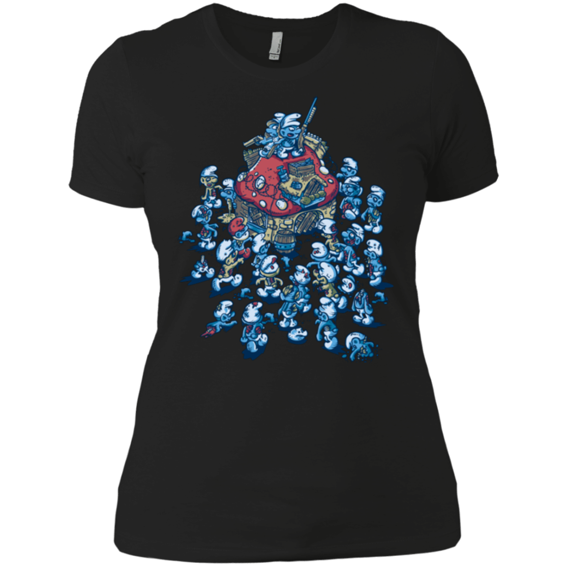 T-Shirts Black / X-Small BLUE HORDE Women's Premium T-Shirt