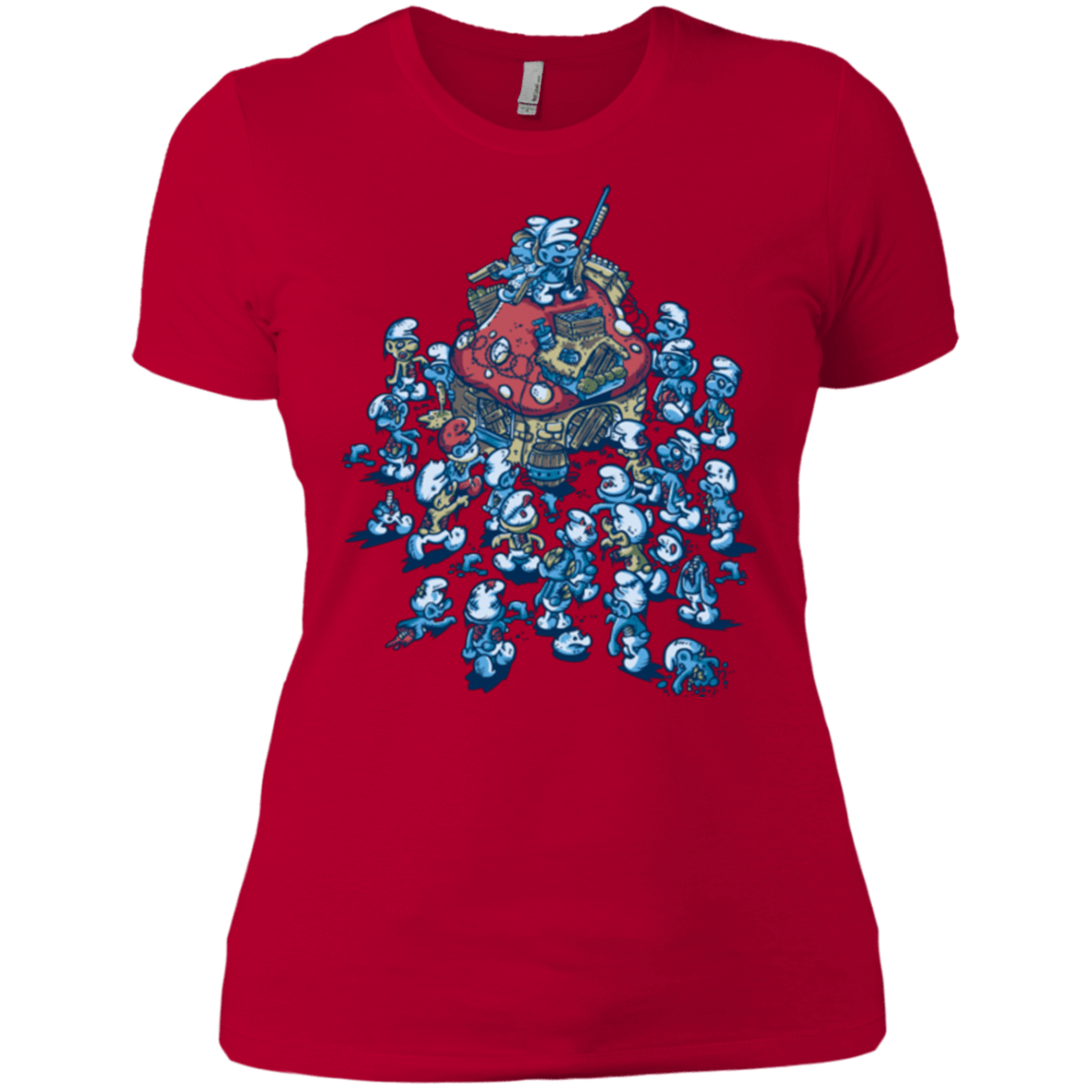 T-Shirts Red / X-Small BLUE HORDE Women's Premium T-Shirt