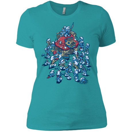 T-Shirts Tahiti Blue / X-Small BLUE HORDE Women's Premium T-Shirt
