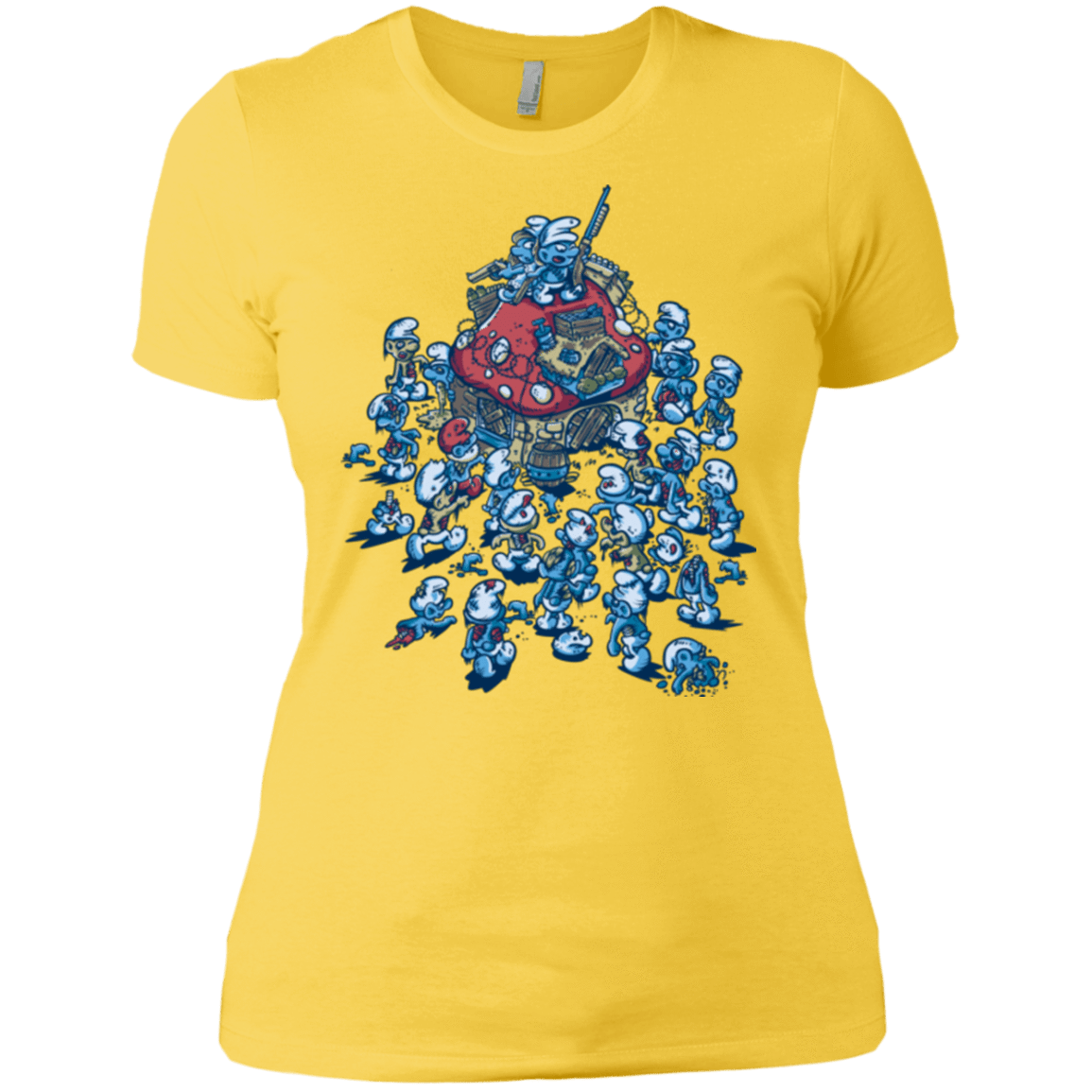 T-Shirts Vibrant Yellow / X-Small BLUE HORDE Women's Premium T-Shirt