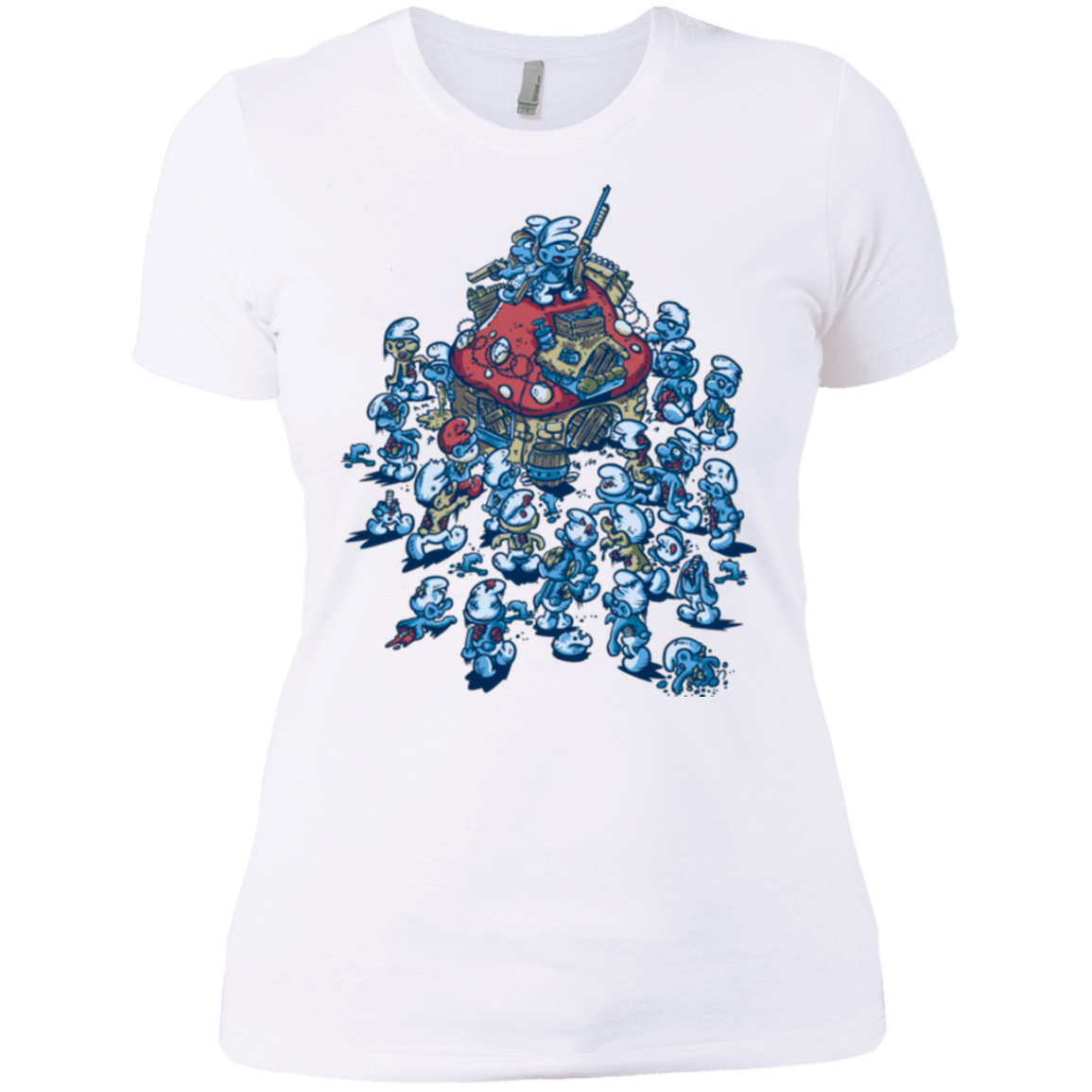 T-Shirts White / X-Small BLUE HORDE Women's Premium T-Shirt
