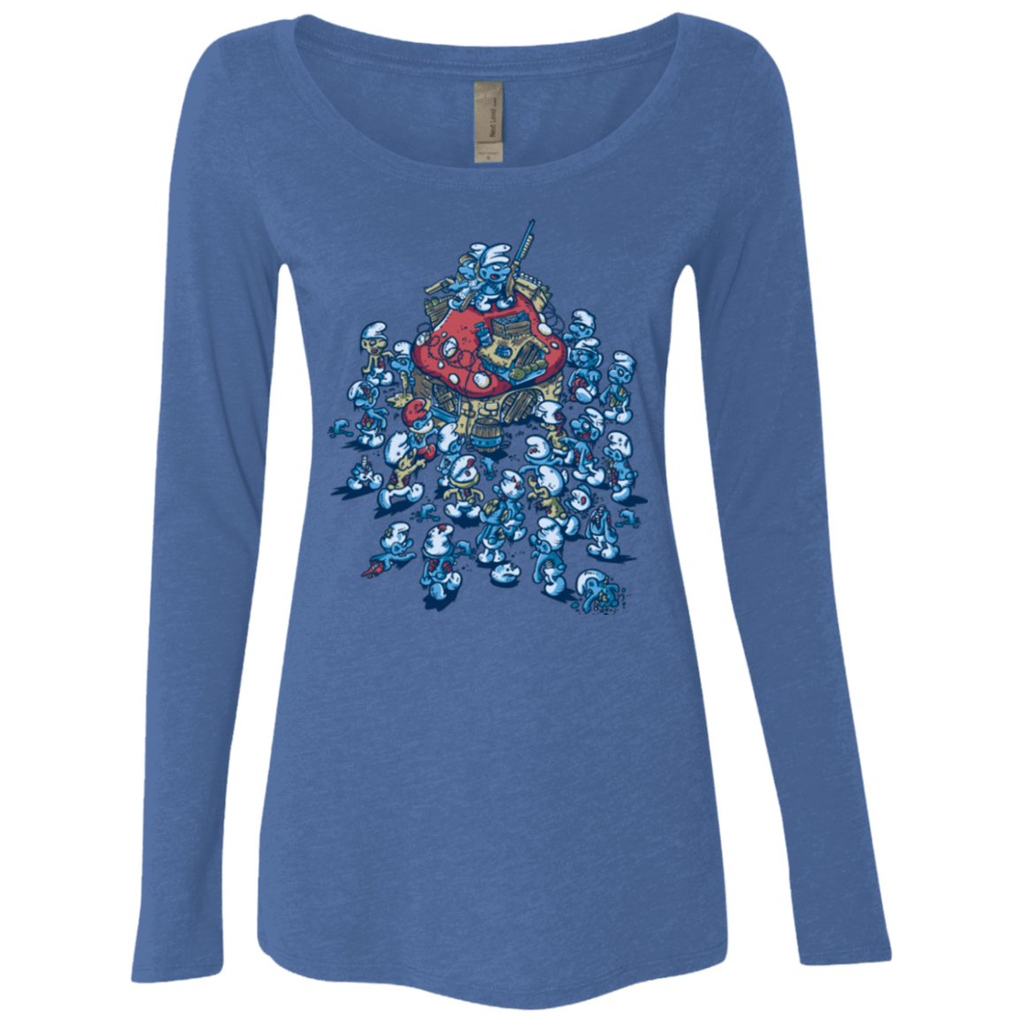 T-Shirts Vintage Royal / Small BLUE HORDE Women's Triblend Long Sleeve Shirt