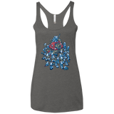 T-Shirts Premium Heather / X-Small BLUE HORDE Women's Triblend Racerback Tank