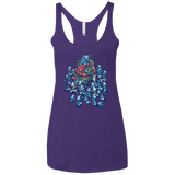 T-Shirts Purple / X-Small BLUE HORDE Women's Triblend Racerback Tank