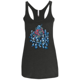 T-Shirts Vintage Black / X-Small BLUE HORDE Women's Triblend Racerback Tank