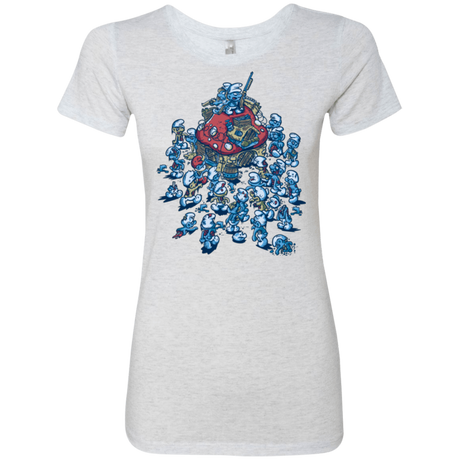 T-Shirts Heather White / Small BLUE HORDE Women's Triblend T-Shirt