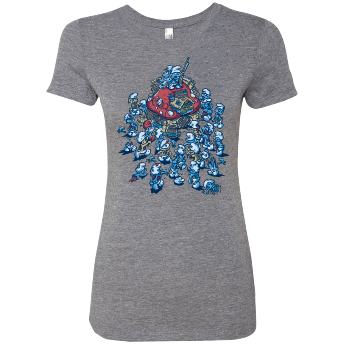T-Shirts Premium Heather / Small BLUE HORDE Women's Triblend T-Shirt