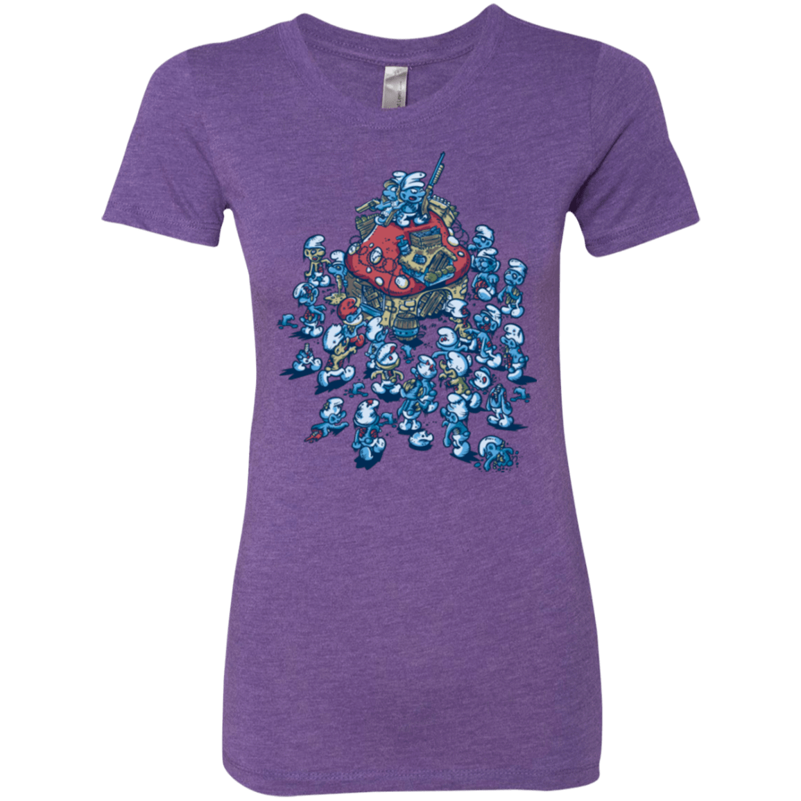 T-Shirts Purple Rush / Small BLUE HORDE Women's Triblend T-Shirt