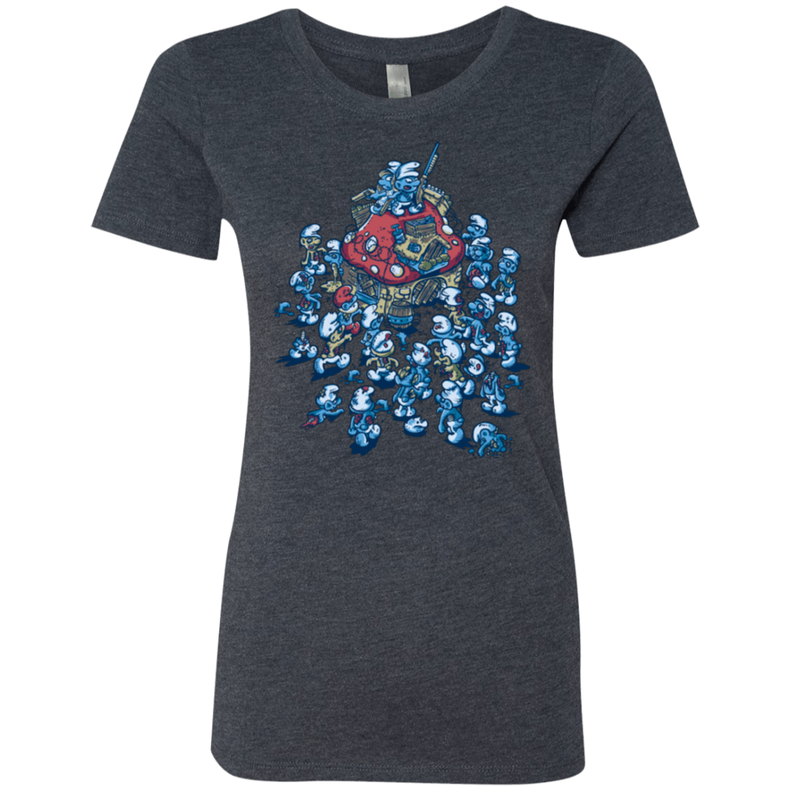 T-Shirts Vintage Navy / Small BLUE HORDE Women's Triblend T-Shirt