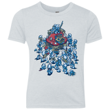 T-Shirts Heather White / YXS BLUE HORDE Youth Triblend T-Shirt
