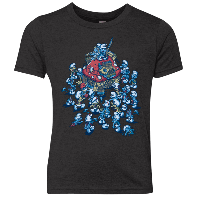 T-Shirts Vintage Black / YXS BLUE HORDE Youth Triblend T-Shirt