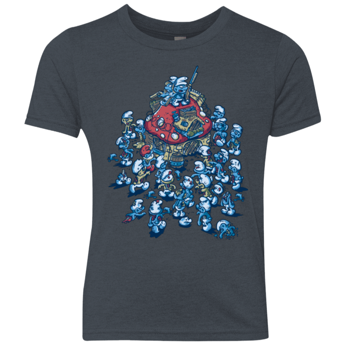 T-Shirts Vintage Navy / YXS BLUE HORDE Youth Triblend T-Shirt