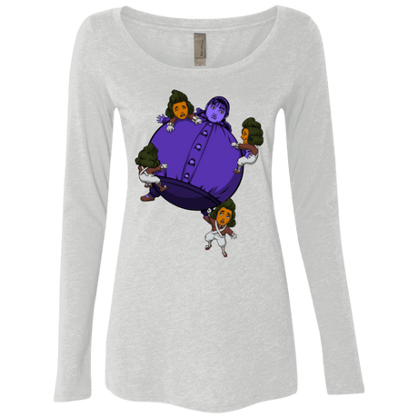 T-Shirts Heather White / Small Blue In the Face Women's Triblend Long Sleeve Shirt