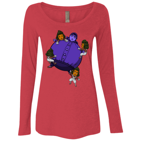 T-Shirts Vintage Red / Small Blue In the Face Women's Triblend Long Sleeve Shirt