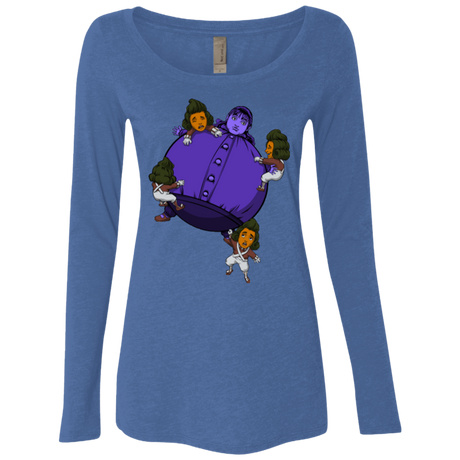 T-Shirts Vintage Royal / Small Blue In the Face Women's Triblend Long Sleeve Shirt