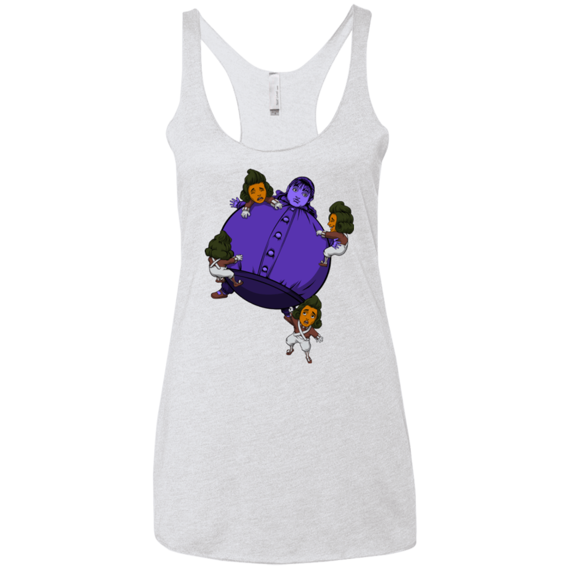 T-Shirts Heather White / X-Small Blue In the Face Women's Triblend Racerback Tank