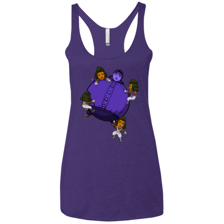 T-Shirts Purple Rush / X-Small Blue In the Face Women's Triblend Racerback Tank