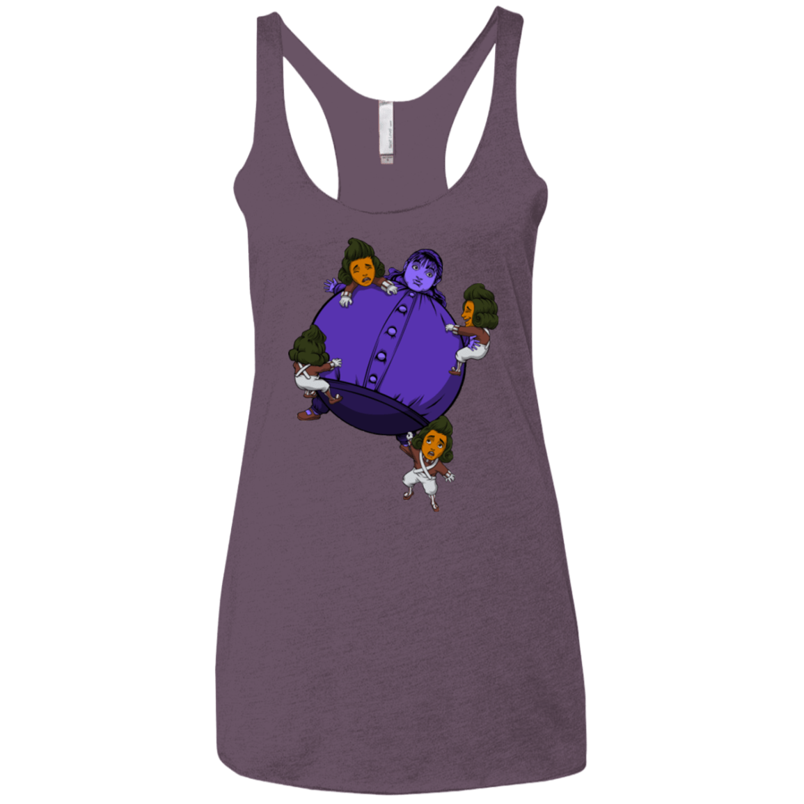 T-Shirts Vintage Purple / X-Small Blue In the Face Women's Triblend Racerback Tank