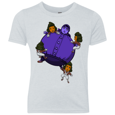 T-Shirts Heather White / YXS Blue In the Face Youth Triblend T-Shirt