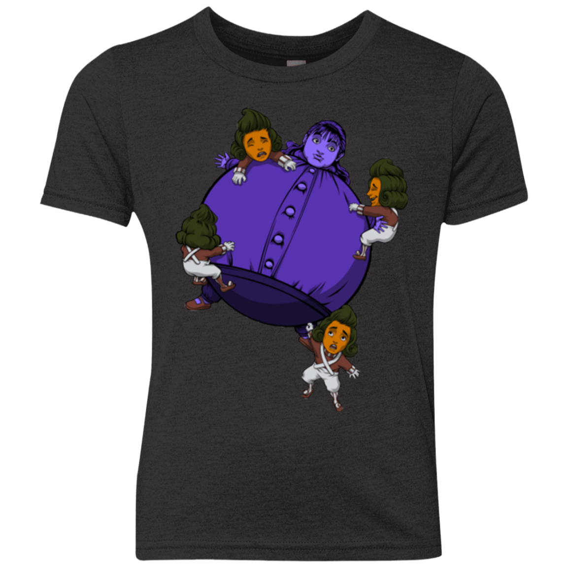 T-Shirts Vintage Black / YXS Blue In the Face Youth Triblend T-Shirt