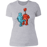 T-Shirts Heather Grey / S Blue Kick Women's Premium T-Shirt