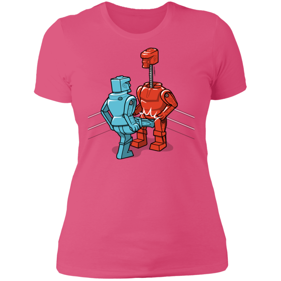 T-Shirts Hot Pink / S Blue Kick Women's Premium T-Shirt