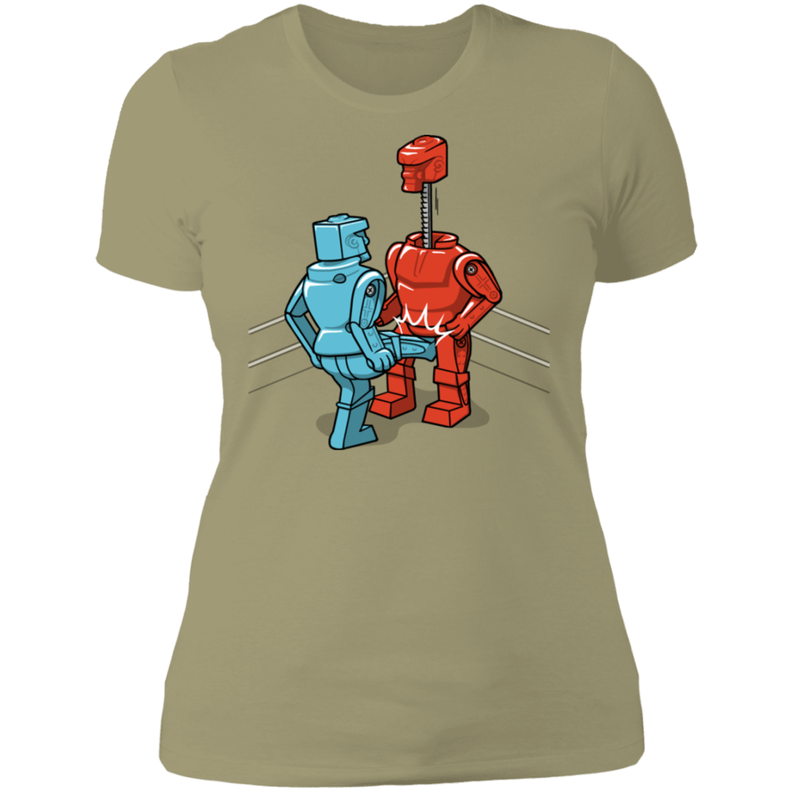 T-Shirts Light Olive / S Blue Kick Women's Premium T-Shirt