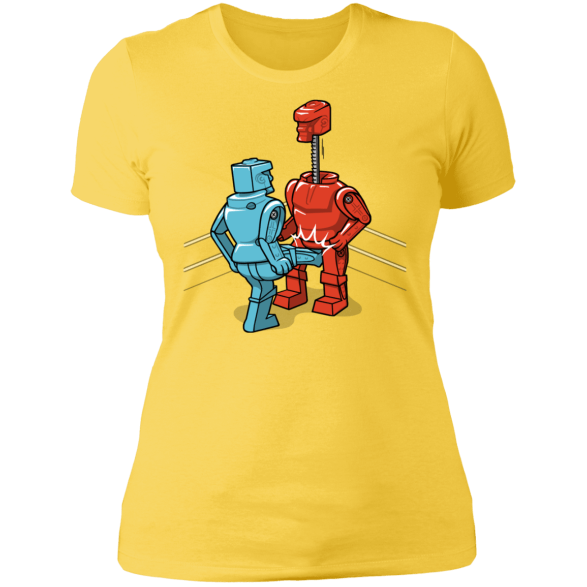 T-Shirts Vibrant Yellow / S Blue Kick Women's Premium T-Shirt