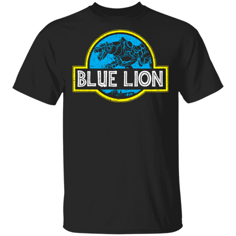 T-Shirts Black / S Blue Lion T-Shirt