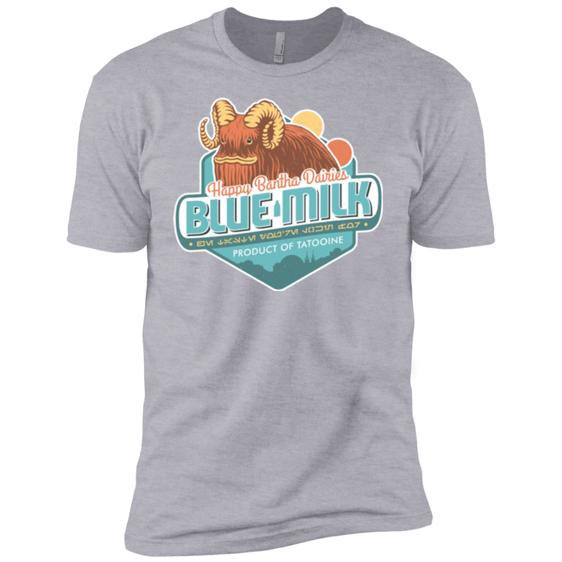 T-Shirts Heather Grey / YXS Blue Milk Boys Premium T-Shirt