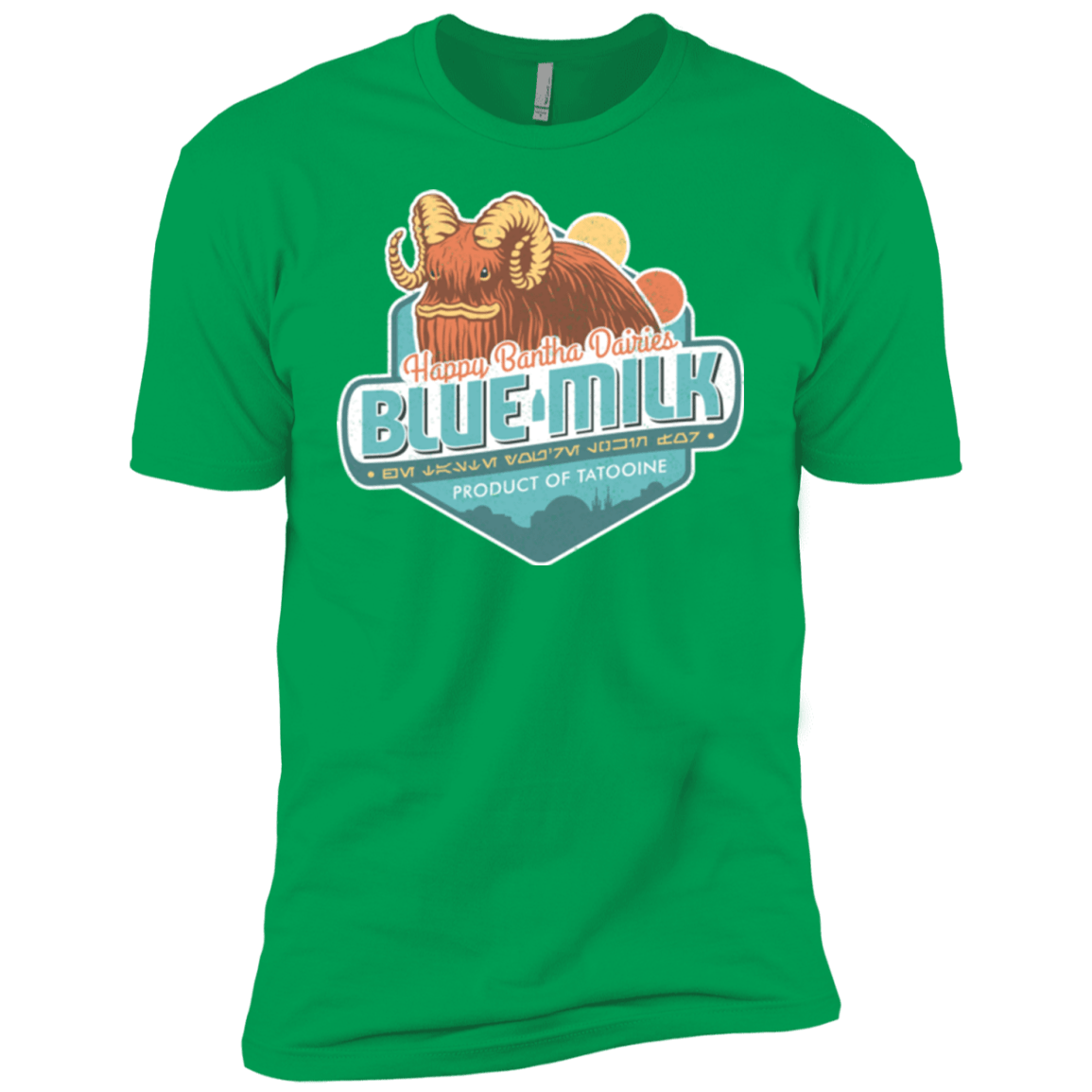 T-Shirts Kelly Green / YXS Blue Milk Boys Premium T-Shirt