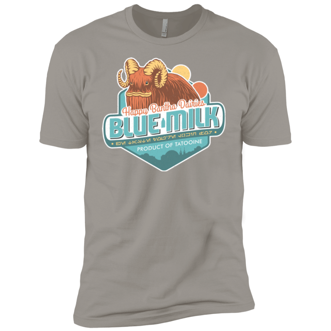 T-Shirts Light Grey / YXS Blue Milk Boys Premium T-Shirt