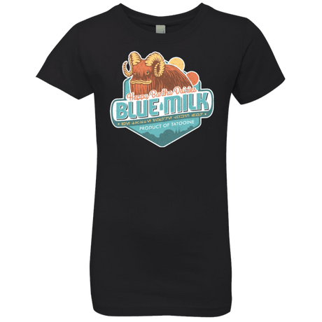 T-Shirts Black / YXS Blue Milk Girls Premium T-Shirt