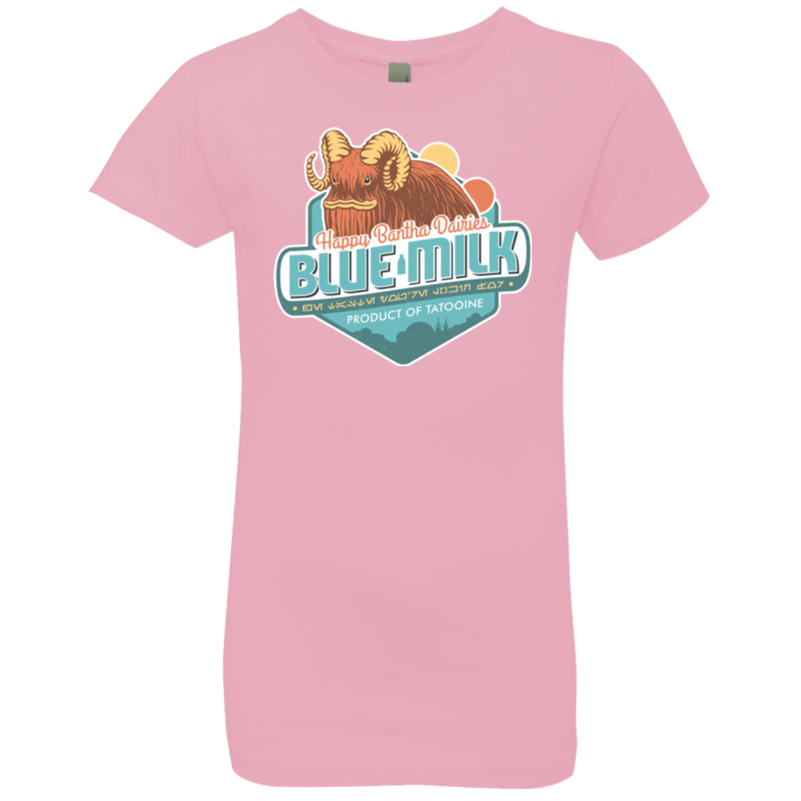 T-Shirts Light Pink / YXS Blue Milk Girls Premium T-Shirt