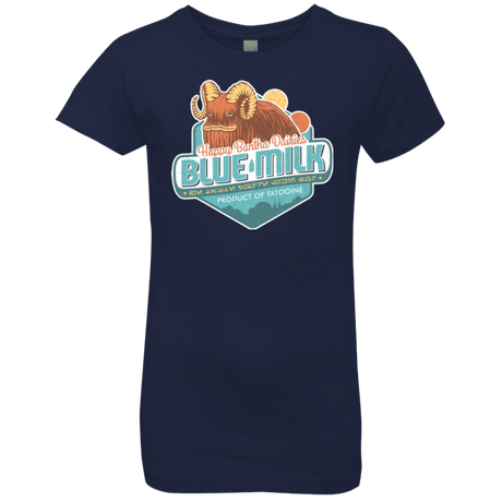 T-Shirts Midnight Navy / YXS Blue Milk Girls Premium T-Shirt