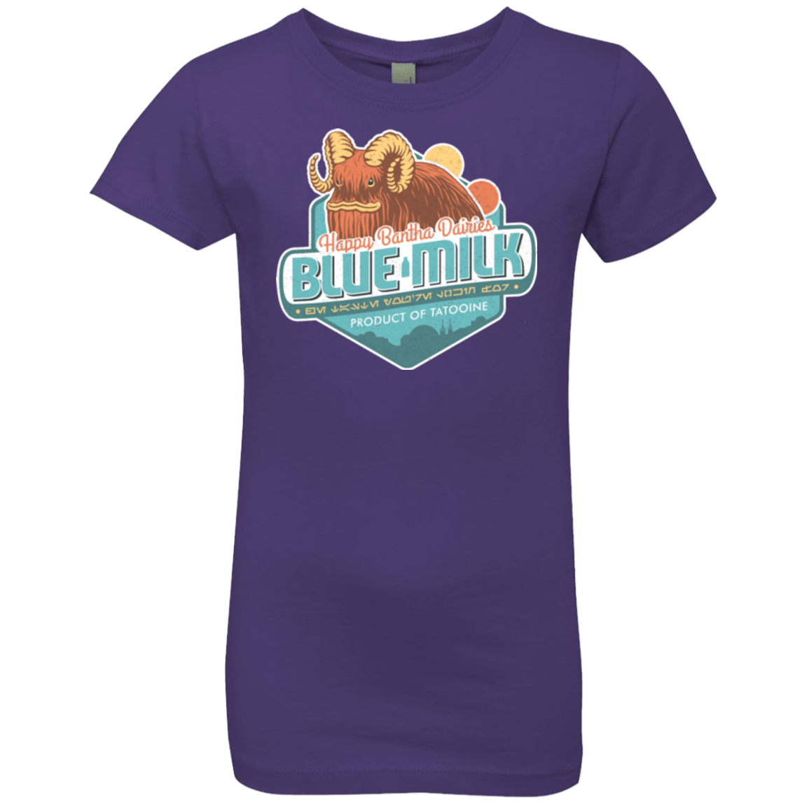 T-Shirts Purple Rush / YXS Blue Milk Girls Premium T-Shirt