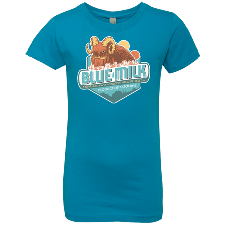 T-Shirts Turquoise / YXS Blue Milk Girls Premium T-Shirt