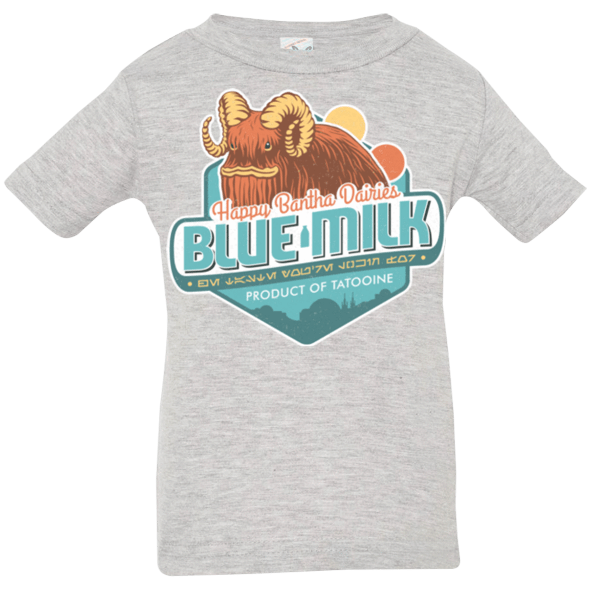 T-Shirts Heather Grey / 6 Months Blue Milk Infant Premium T-Shirt