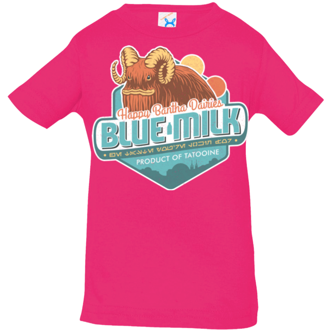 T-Shirts Hot Pink / 6 Months Blue Milk Infant Premium T-Shirt